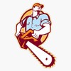 Lumberjack Tree Surgeon Arborist Chainsaw Retro Bumper Sticker Window Vinyl