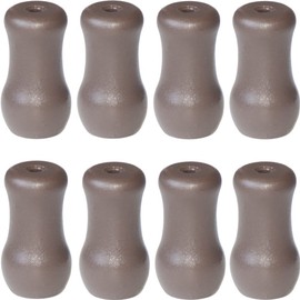 APUXON 20pcs Blind Cord Knobs Coffee Color Window Plastic Cord Tassel Drops Pull End for Roman Shades Curtain Crafts Drawstring