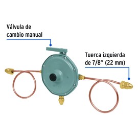 Foset RG-200, Regulador de gas de 2 vías