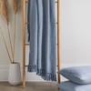 Drift Home - Blue Throw with Tassel (180 x 130cm)