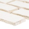 MSI Alpine White 10.5 In. x 28 In. Clay Brick
