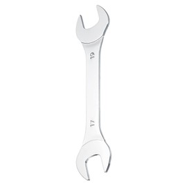 HARFINGTON Super Thin Open End Wrenches Metric, 17mm x 19mm, Slim Chrome-Vanadium Steel Wrench Tool for Tight Spaces Repair