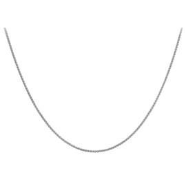 Tuscany Silver Women's Sterling Silver 1.5 mm Spiga Chain Necklace of Length 41 cm/16 Inch