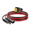 Ansoufien Solar Panel Connector to XT60 Connector Cable 2FT, 10AWG