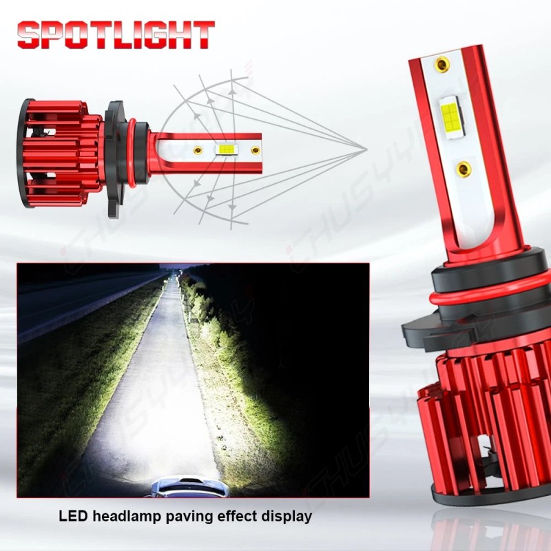 CHUSYYRAY 9005 HB3 LED Headlight Bulbs Kit HIGH/LOW Beam 60000LM