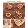 Matcha Tea Set (8, Pink)