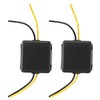 2Pcs Car Power Filter 12V Interference Proof Noises Reduction Reliable