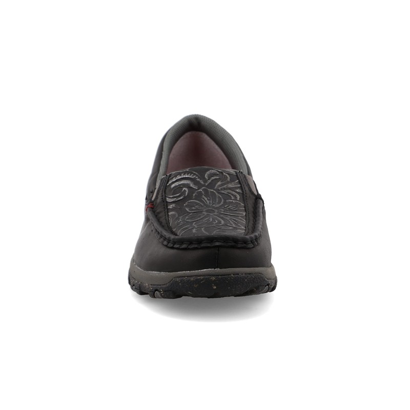 Twisted X The Women's Slip On Driving Moc, Black &