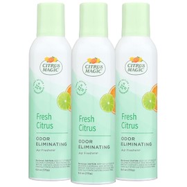 Citrus Magic Odor Eliminating Air Freshener Spray, Fresh Citrus, 3-Ounce, Pack of 3