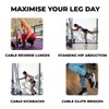YAGHZU Ankle Straps for Cable Machines Women, Glute Kickback Cable