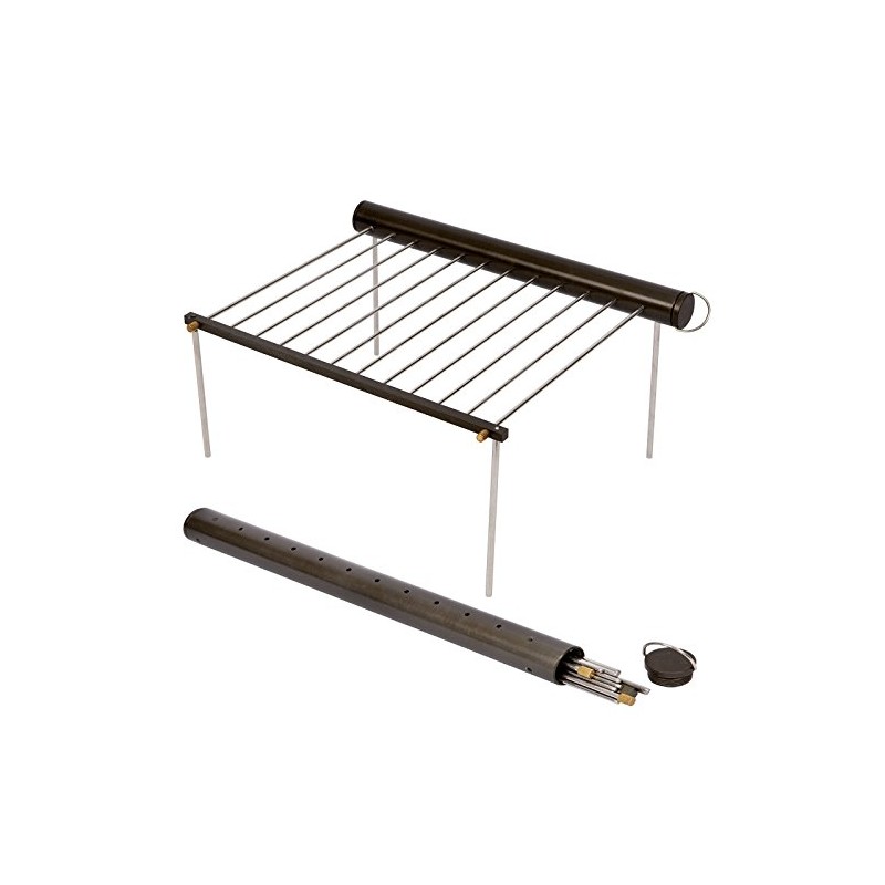 Bo Camp BBQ Compact – Stainless Steel/Aluminium Grill 25x20x14 cm