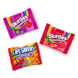 Ultimate Holiday Bundle Assortit X Mars Collab Fruity Chewy Gummy Sampler Holiday Mix Fun Size Skittles Lifesavers Candy Variety Bulk Assortment 3 Lb Individually Wrapped (48 Oz)