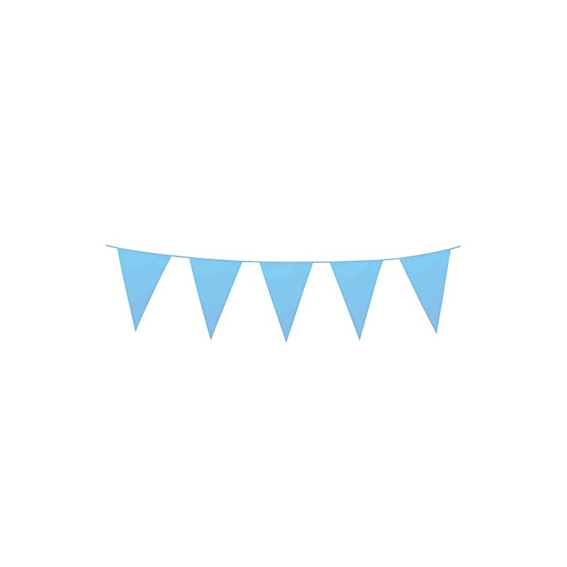Happium 10m / 32 ft Solid Colour Bunting Flags Banner