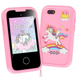Adorable Unicorn Camera Phone Toy - Kids Gift with Hanging Strap! Fun Birthday Surprise for Boys & Girls! - Color: Blue