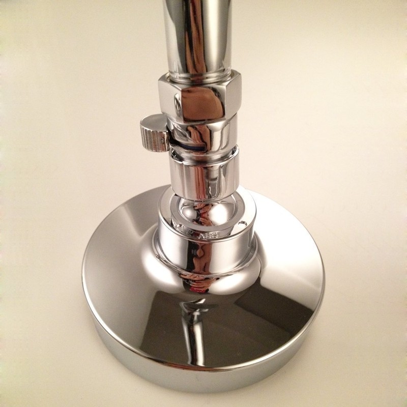 XVL Shower Head Shut-Off Valve Solid Brass 2 Pieces, Brushed