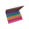 48 Clothes Pegs with Feathers Made of Rustproof Stainless Steel