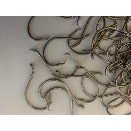 Matzuo 100 4/0 Octopus Circle Hooks Black Chrome BLN Ultra Sharp Point Bulk Pack