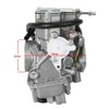 YJGZSVK Carburetor For Yamaha Warrior 350 YFM350X 1987-2004 1UY-14101-00-00 1UY-13586-01-00