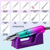 Cordless Nail Drill 45000 RPM, Rechargeable Electric Nail File Kit