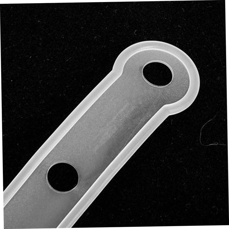 MAGICLULU 10-pack White Plastic Connectors Sturdy Coat Hanger Strips for