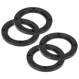 X AUTOHAUX 4pcs for 4 Inch Car Speaker Spacer Plastic 92mm ID Black Hollow