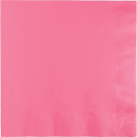 Roll Bunco Plates & Candy Pink Bunco Napkins Set - 16 Pieces of 8" Bunco Plates and 50 Pieces of 5" Candy Pink Bunco Beverage Napkins - Bunco Party Supplies 400g - Bunco Party Supplies