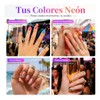 21Pcs Kit Esmaltes Uña Gel SemipermanenteBase CoatGlossy Top CoatMatte Top