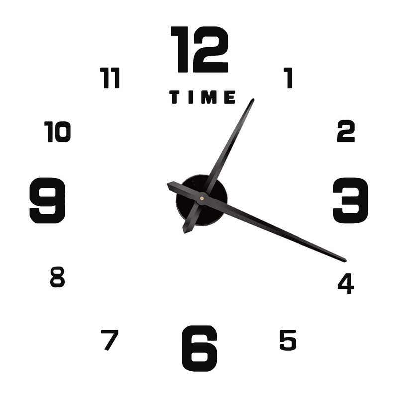 Wall Clock Large DIY Home Living Room Modern Art Decoration