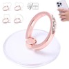 Transparent Cell Phone Ring Stand Holder Phone Ring Holder Finger