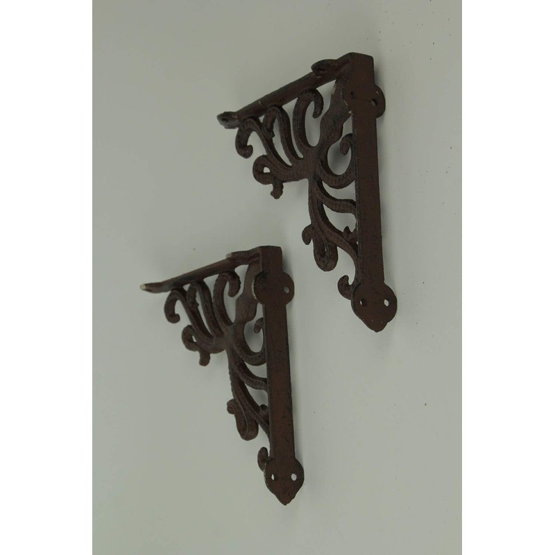 Moby Dick Specialties Rustic Brown Coastal Octopus and Scroll Wall