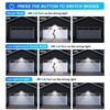 JEJOT 6 Pack Solar Motion Lights Outdoor Waterproof, 270° Wide