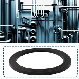 ECSiNG Pack of 5 Rubber Hose Washer 75 x 59 x 4 mm Rubber Connection Seals Compatible with Canister Spout Compatible with Flash Metal Petrol Can 5 Gallons Military 20 L