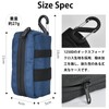 Gineman Golf Ball Case, Ball Pouch, Golf Ball Case, Carabiner
