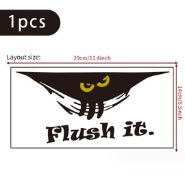 Auto Tuning Aufkleber Schwarzer Monster Kratzer Auto Aufkleber Wasserfest Wetterfest Auto Aufkleber Scheiben Aufkleber Auto-Autoaufkleber Heckscheibe Geeignet für Auto-Kratzer-Dekoration