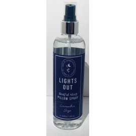 Home & Body Co Lights Out RESTFUL SLEEP Pillow Spray Indulge Aromatherapy LAVENDER SAGE 8 OZ