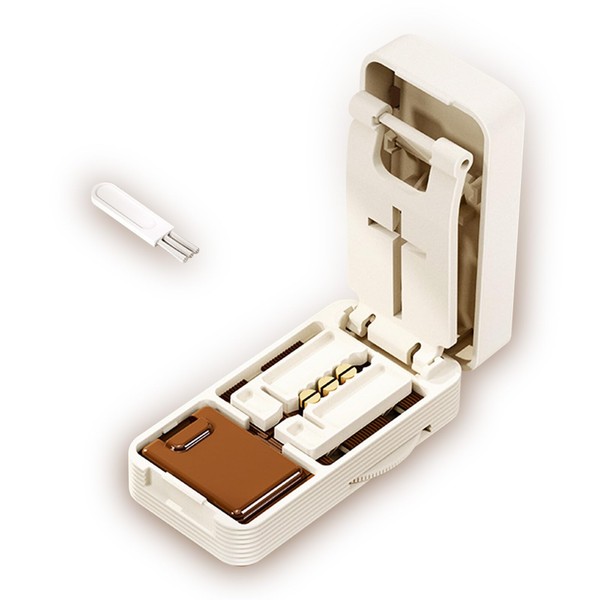 Jkooewm Pill Cutter for All Sized Pills - Portable Pill
