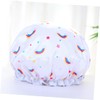 TOVINANNA Hair Protective Caps Pcs Plastic Bath Caps Shower Hats