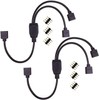 PAUTIX 2 x 4 pin 1 to 2 LED stiff
