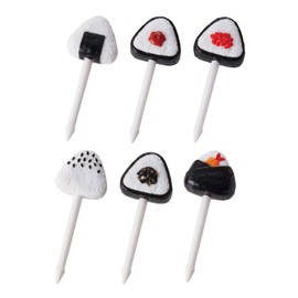 Torne Bento Rice Ball Picks, Pack of 6
