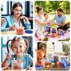 Freezer Storage Containers, [6 Pack-16 Oz] Airtight Plastic Food Storage
