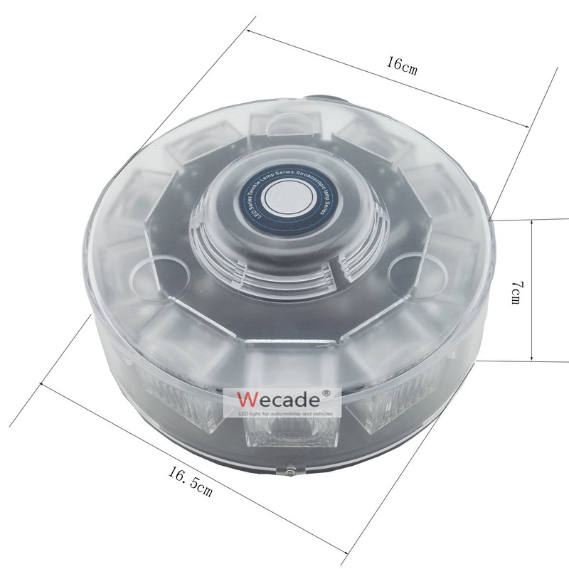 Wecade® High Intensity 10 LED 30W Volunteer Firefighter Emergency Vehicle