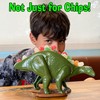 Funwares Original Nachosaurus Snack and Dip Set, Dinosaur Nacho Holder