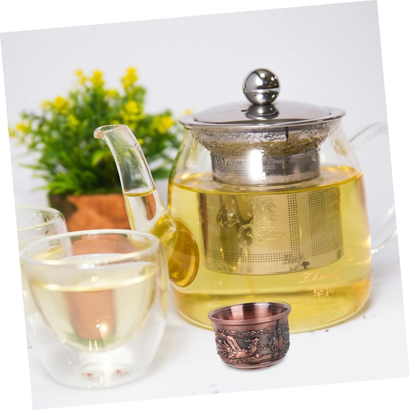 CIYODO Bronze Dragon Teacup Falling Chinese Retro Tea Cup Elegant