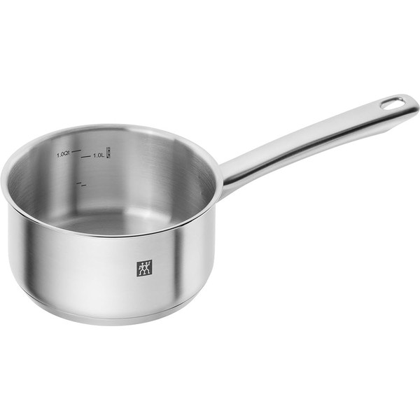 ZWILLING 71025-160 Flow Sauce Pan, 6.3 inches (16 cm), One-Handed, Stainless Steel, 3-Layer Bottom Structure, Induction Compatible, 1.5 L; 10 Years Warranty