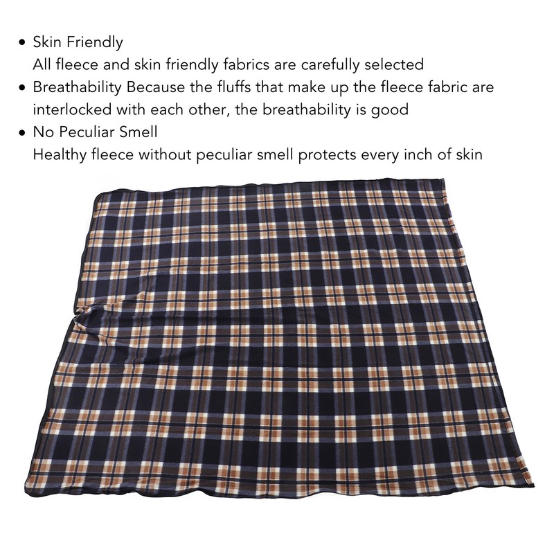 Fleece Sleeping Bag Portable Travel Warm Sleeping Bag for Adults