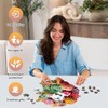 Reouinty Wooden Puzzles for Adults 500 Piece, Colorful Succulent Puzzle