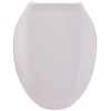 TOTO SC134#01 Elongated Commercial Toilet Seat, Cotton White