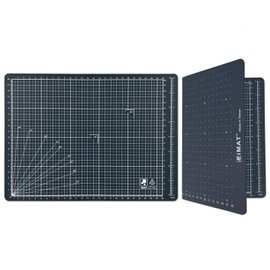 A4 Flip Cutting Mat, Notebook Type, TPE, A4 Folding Cutting Mat (Navy)