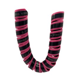 Outback Wrap - Hose Tamer Hydraulic Hose Management Protector and Tagging Wraps for Farming and agriculture equipment, Tractors, Harvesters, Planters, and Sprayers 40 mm Diameter - 18 inch - Pink