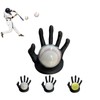 Baseball Display Stand, Round Clear Ball Stand,with 3D Hand Shaped